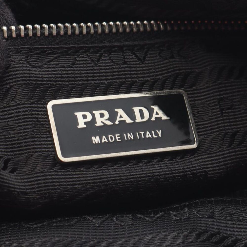Prada Nylon Leather Shoulder Bag - Picture 3 of 10